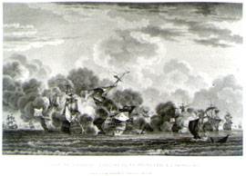 Los numerosos ca�ones de ambas flotas atronaron en la r�a de Vigo el 23 de octubre de 1702. La ambici�n por el oro se sald� con miles de muertos. 