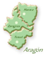 Mapa de Arag�n.