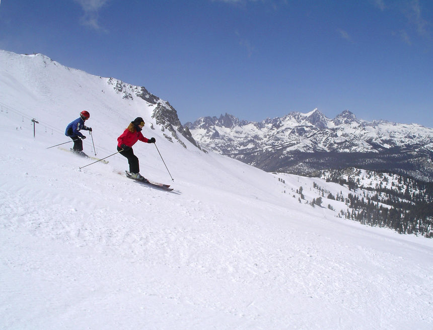 Esquiar en EEUU. Estación de esquí. Mammoth Mountain.